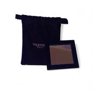 Black Compact Mirror Valentino mirror with rubber sides with semi studs NWOT